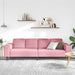 Woonkamer Bank Roze 250 x 77 x 76 cm