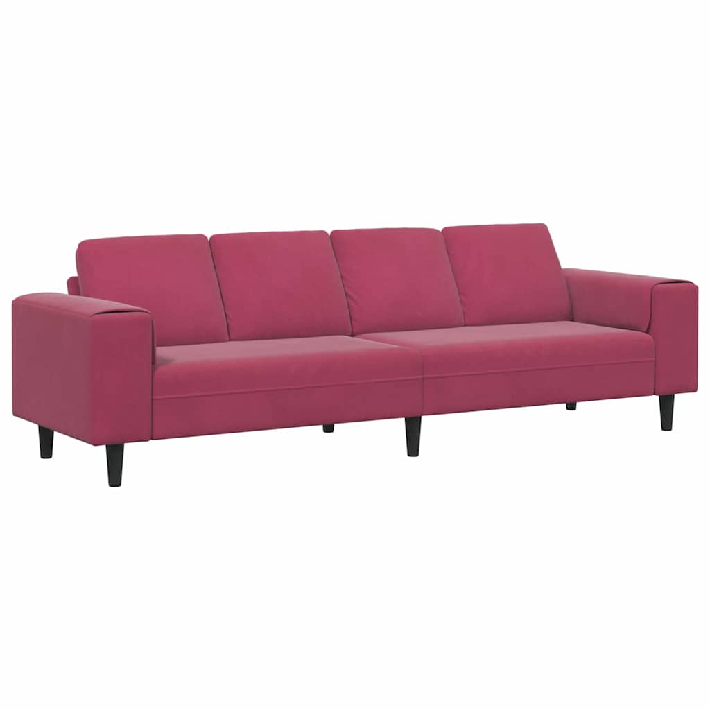 Woonkamer Bank Wijnrood 250 x 77 x 76 cm