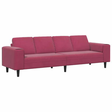 Woonkamer Bank Wijnrood 250 x 77 x 76 cm