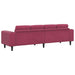 Woonkamer Bank Wijnrood 250 x 77 x 76 cm