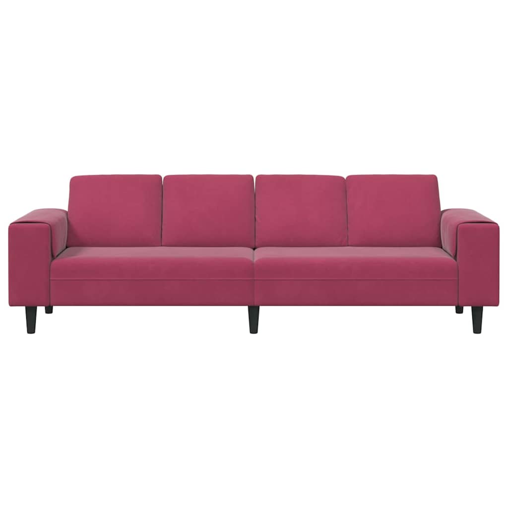 Woonkamer Bank Wijnrood 250 x 77 x 76 cm
