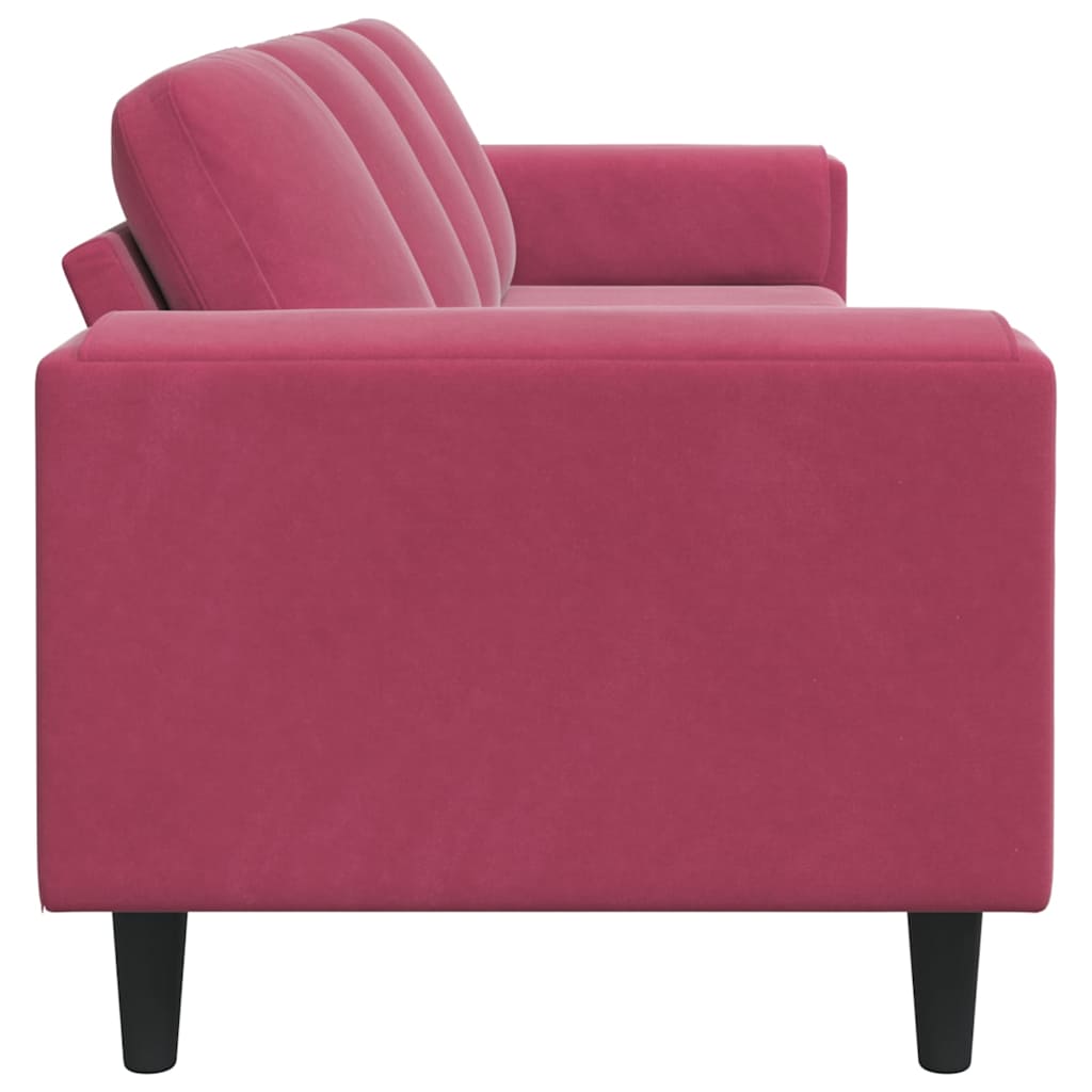 Woonkamer Bank Wijnrood 250 x 77 x 76 cm