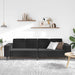 Woonkamer Bank Zwart 250 x 77 x 76 cm