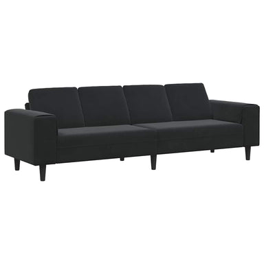 Woonkamer Bank Zwart 250 x 77 x 76 cm