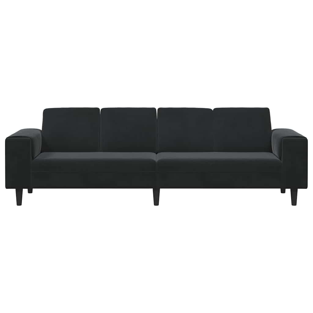 Woonkamer Bank Zwart 250 x 77 x 76 cm