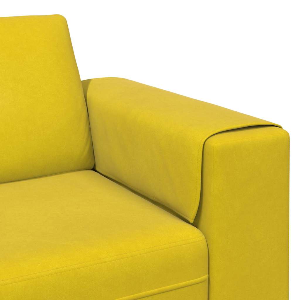 Woonkamer Bank Geel 250 x 77 x 76 cm
