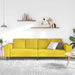 Woonkamer Bank Geel 250 x 77 x 76 cm