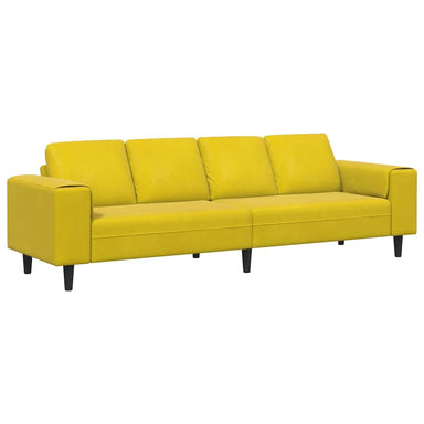 Woonkamer Bank Geel 250 x 77 x 76 cm