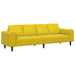 Woonkamer Bank Geel 250 x 77 x 76 cm