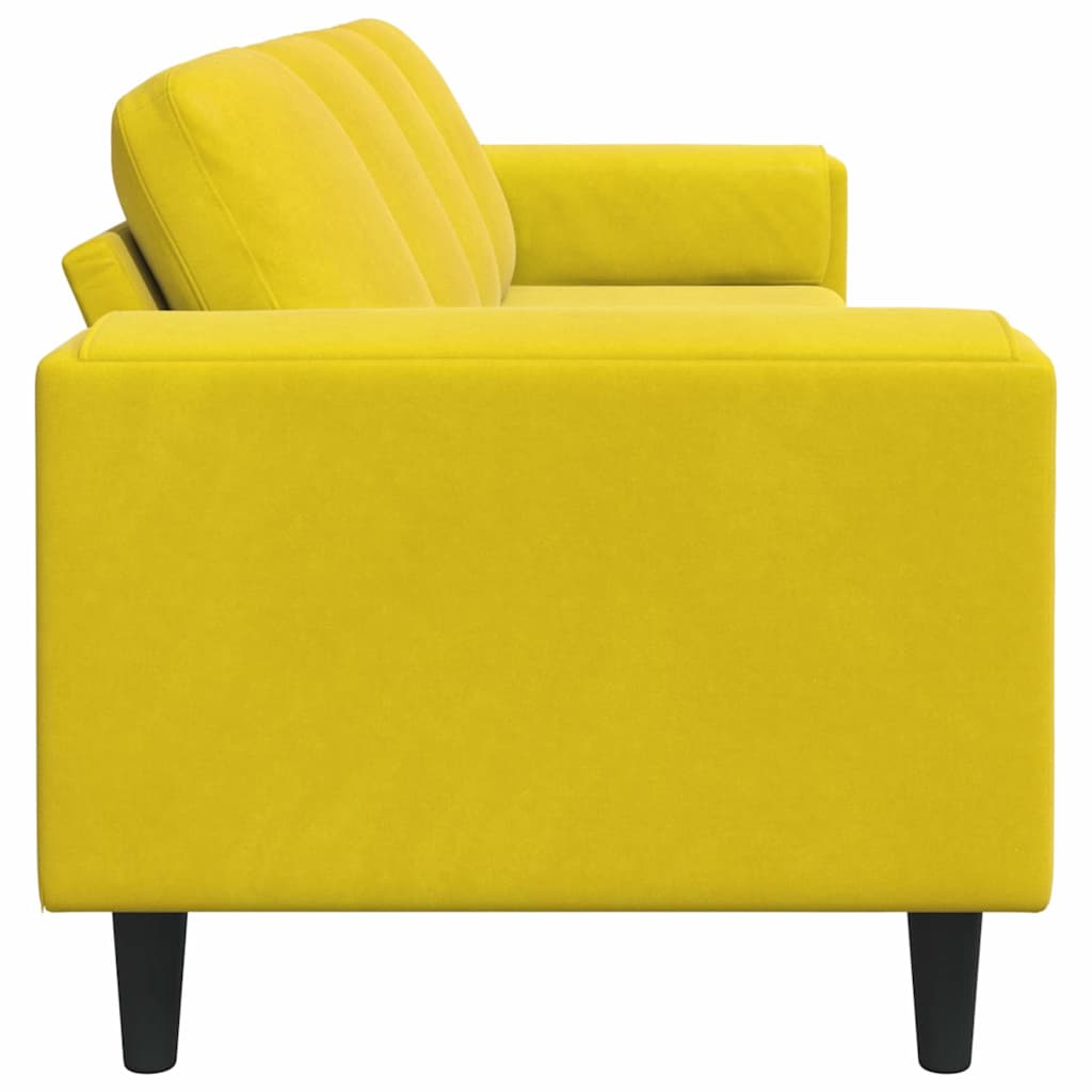 Woonkamer Bank Geel 250 x 77 x 76 cm