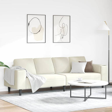 Woonkamer Bank Crème 250 x 77 x 76 cm