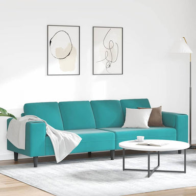 Woonkamer Bank Turquoise 250 x 188 x 76 cm