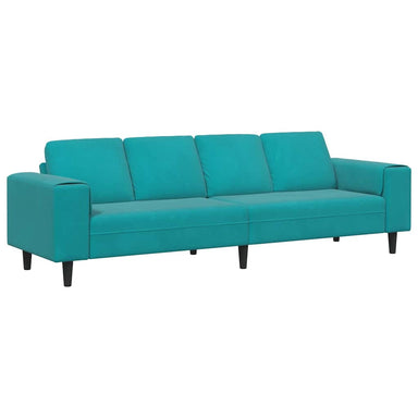 Woonkamer Bank Turquoise 250 x 188 x 76 cm