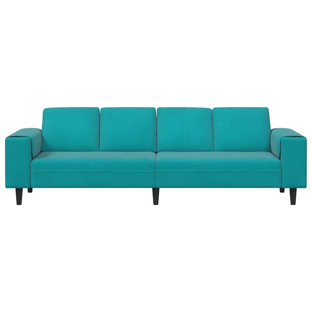 Woonkamer Bank Turquoise 250 x 188 x 76 cm