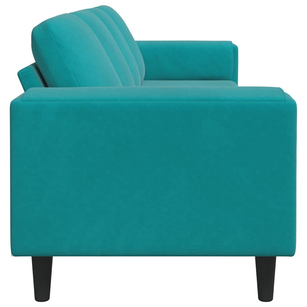 Woonkamer Bank Turquoise 250 x 188 x 76 cm