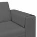 Bank Donkergrijs 250 x 77 x 76 cm Katoen Stof