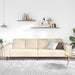 Bank Crème 250 x 77 x 76 cm Katoen Stof