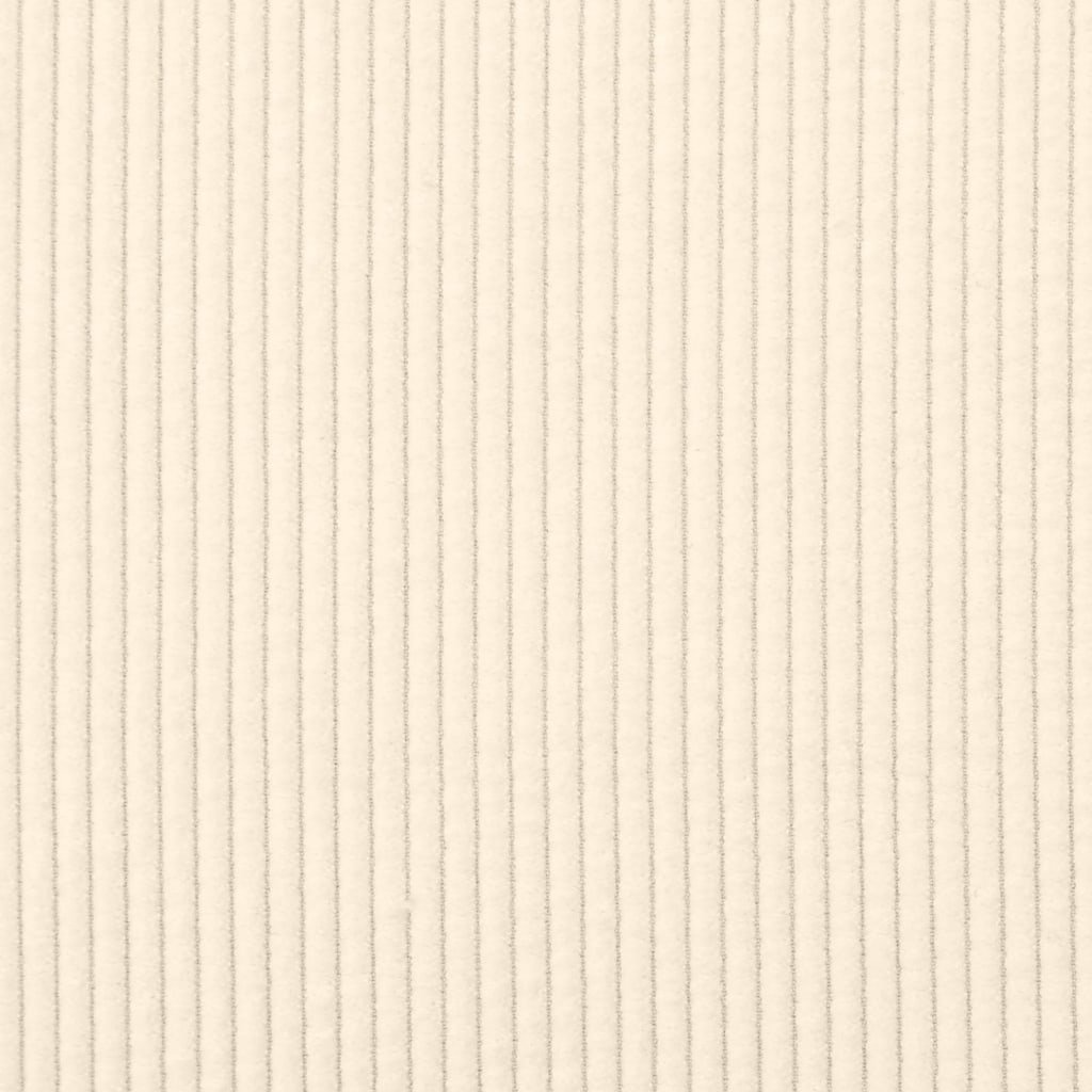 Bank Crème 250 x 77 x 76 cm Katoen Stof