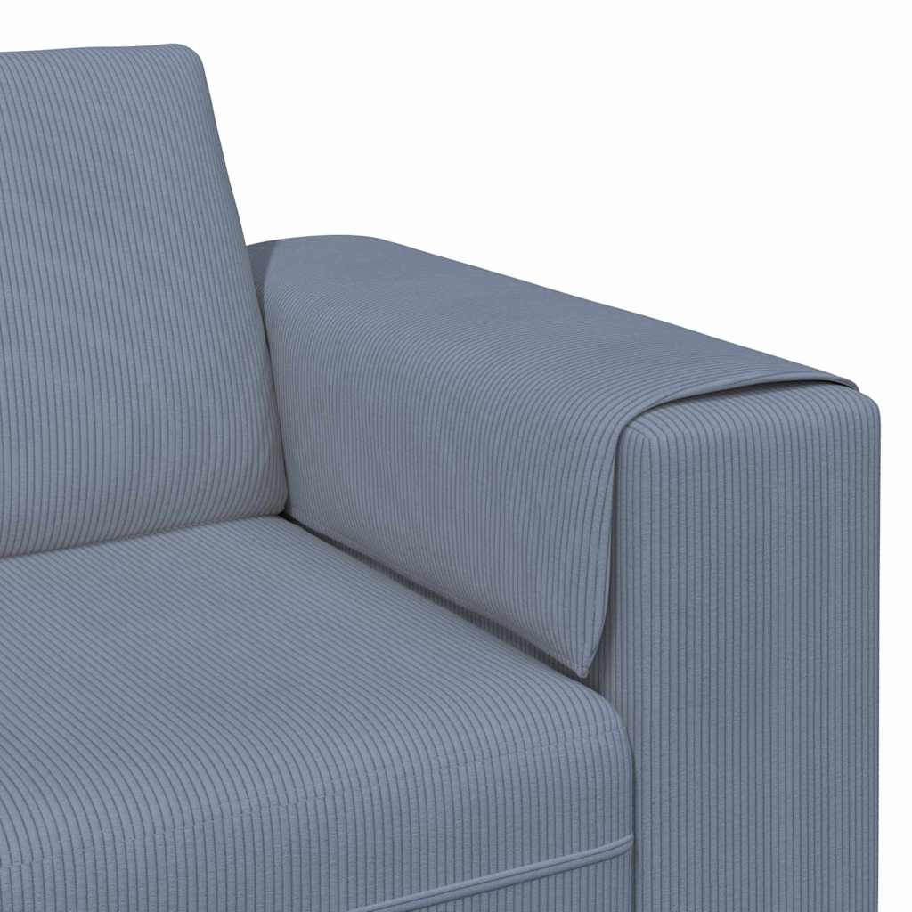 Bank Blauw 250 x 77 x 76 cm Katoen Stof