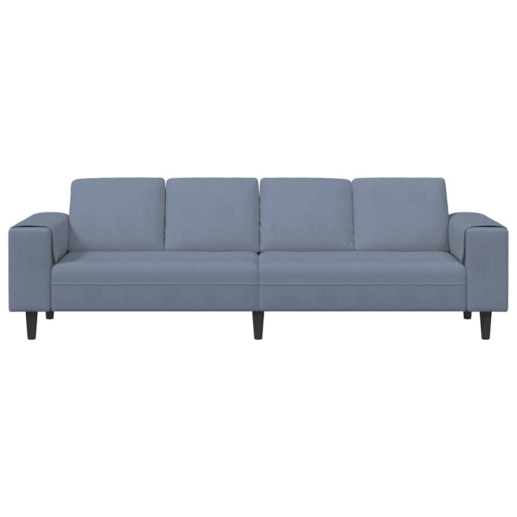 Bank Blauw 250 x 77 x 76 cm Katoen Stof