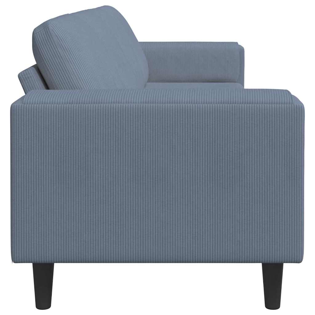 Bank Blauw 250 x 77 x 76 cm Katoen Stof