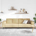 Bank Grijs groen 250 x 77 x 76 cm Katoen Stof