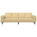 Bank Grijs groen 250 x 77 x 76 cm Katoen Stof