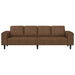 Woonkamer Bank Bruin 250 x 77 x 76 cm