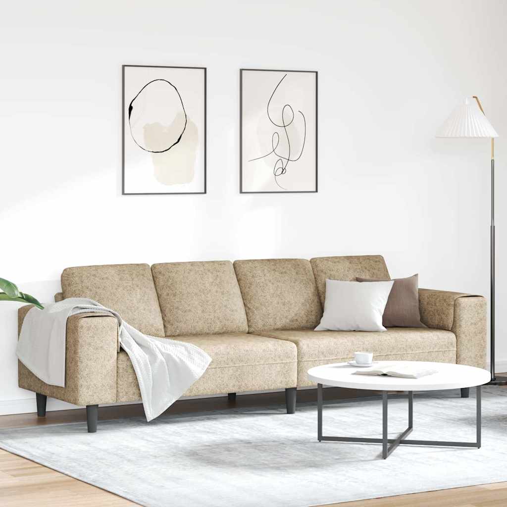 Woonkamer Bank Lichtgrijs 250 x 77 x 76 cm