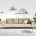 Woonkamer Bank Lichtgrijs 250 x 77 x 76 cm