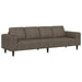 Woonkamer Bank Donkergrijs 250 x 77 x 76 cm