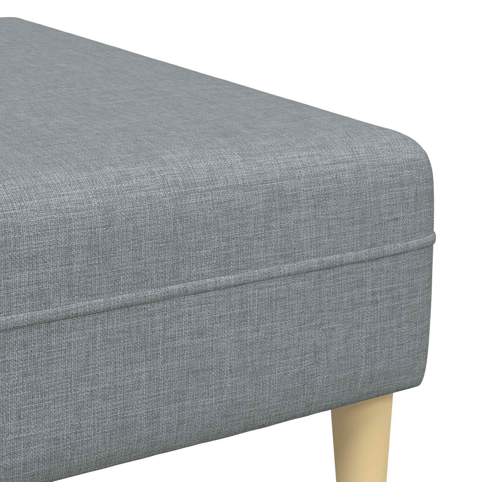 Woonkamer Bank 3 st Lichtgrijs Polyester