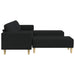 Woonkamer Bank 3 st Zwart Polyester