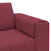 Woonkamer Bank 3 st Wijnrood Polyester