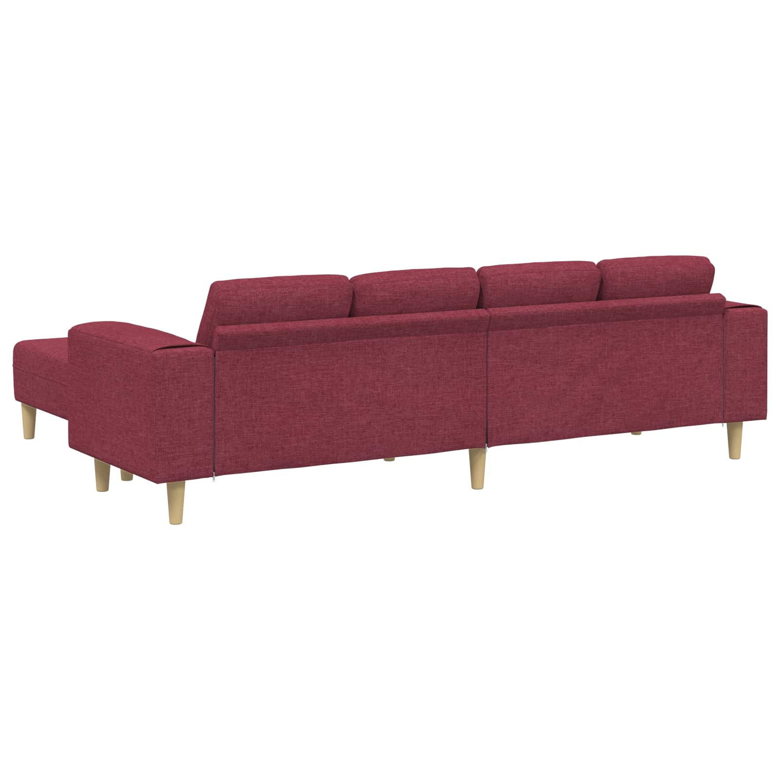 Woonkamer Bank 3 st Wijnrood Polyester