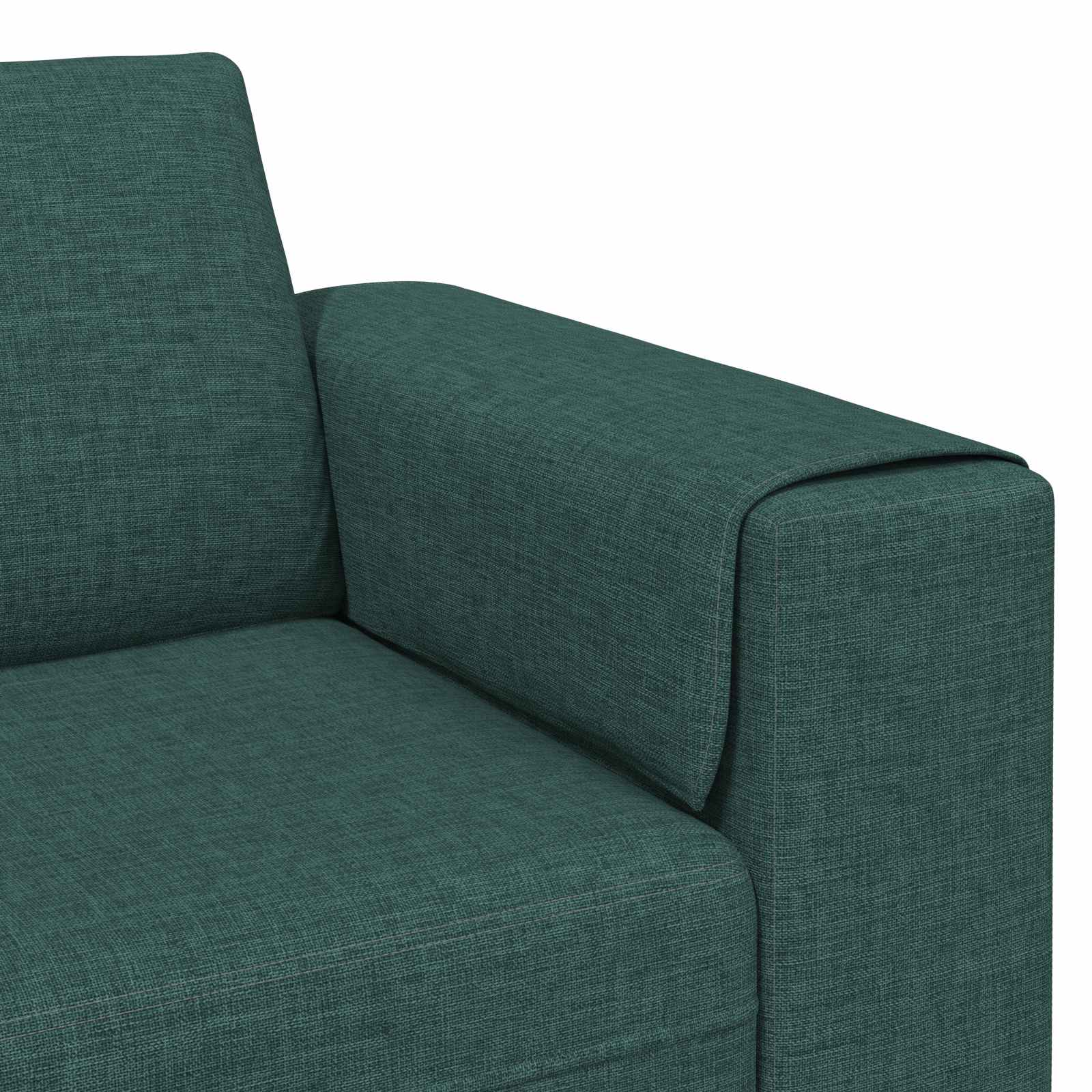 Woonkamer Bank 3 st Donkergroen Polyester