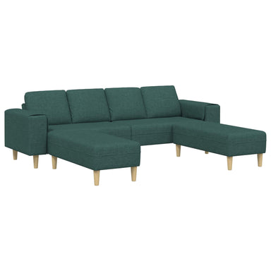Woonkamer Bank 3 st Donkergroen Polyester