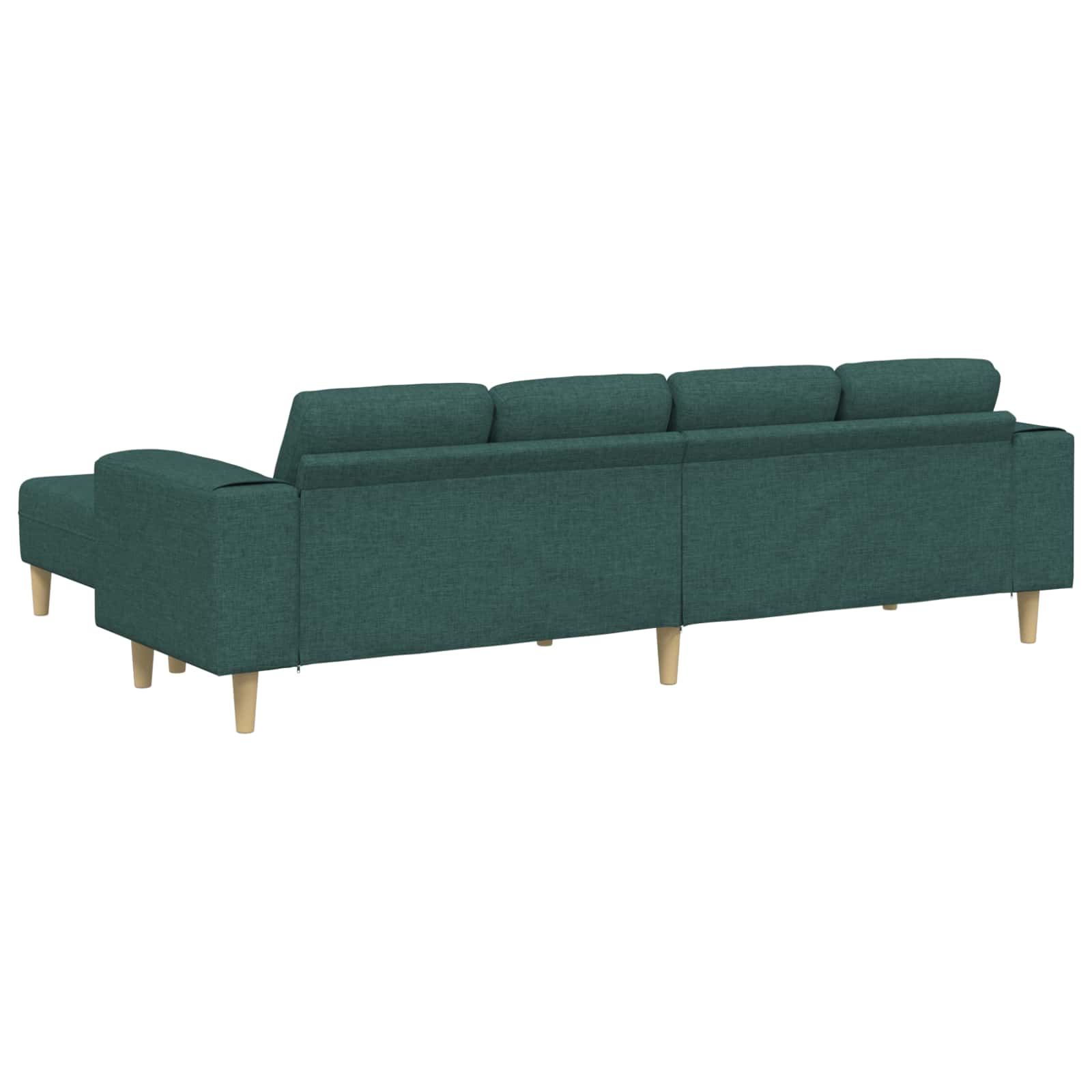 Woonkamer Bank 3 st Donkergroen Polyester