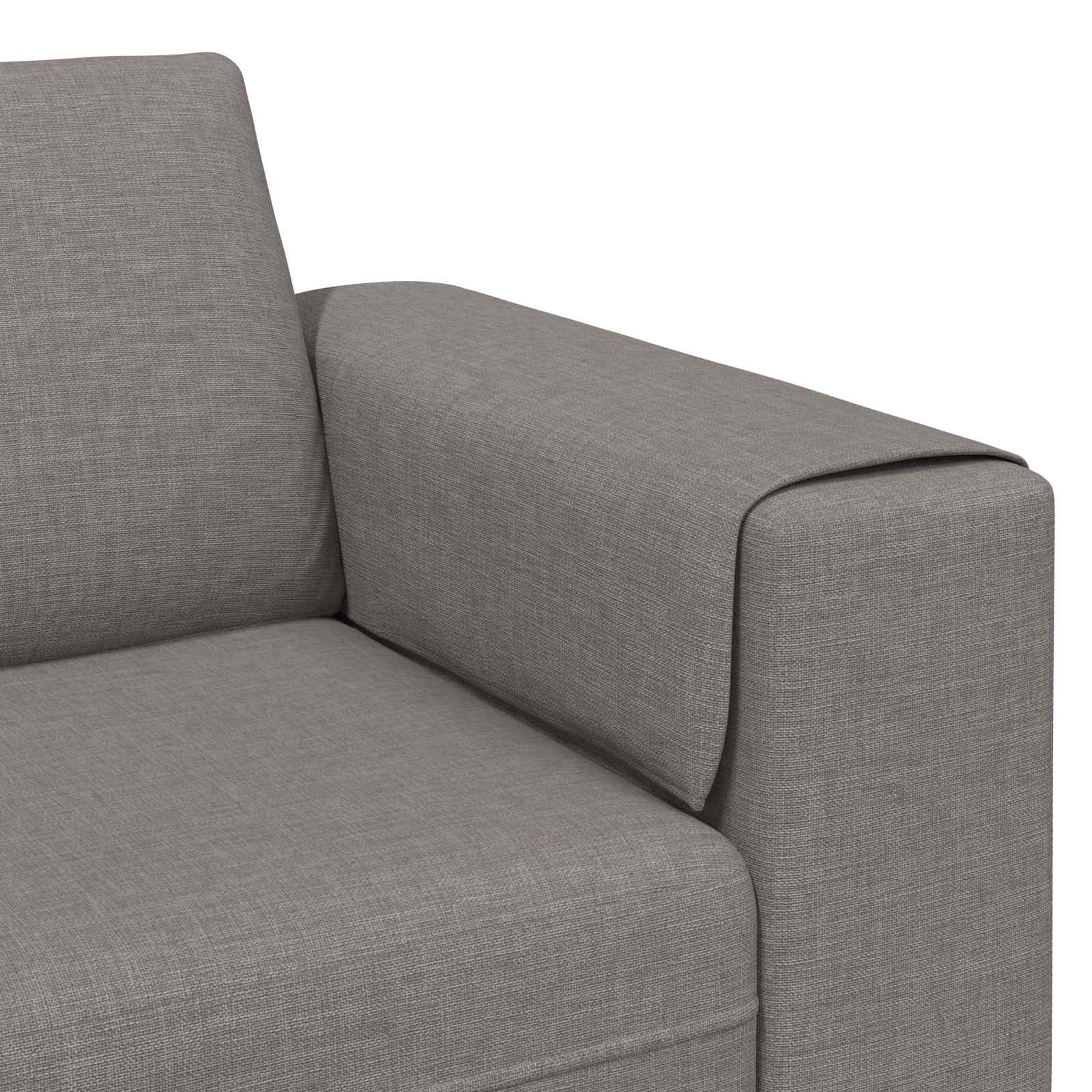 Woonkamer Bank 3 st Taupe Polyester