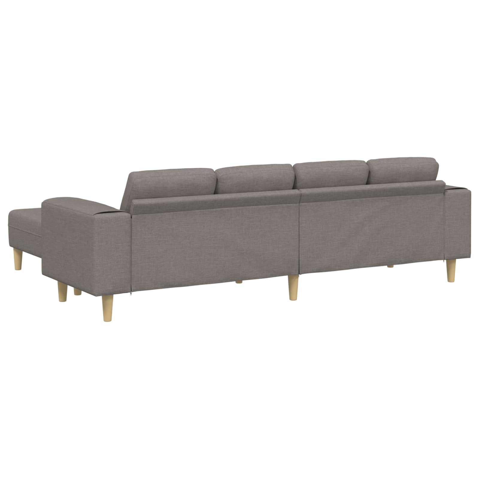 Woonkamer Bank 3 st Taupe Polyester