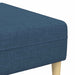 Woonkamer Bank 3 st Blauw Polyester