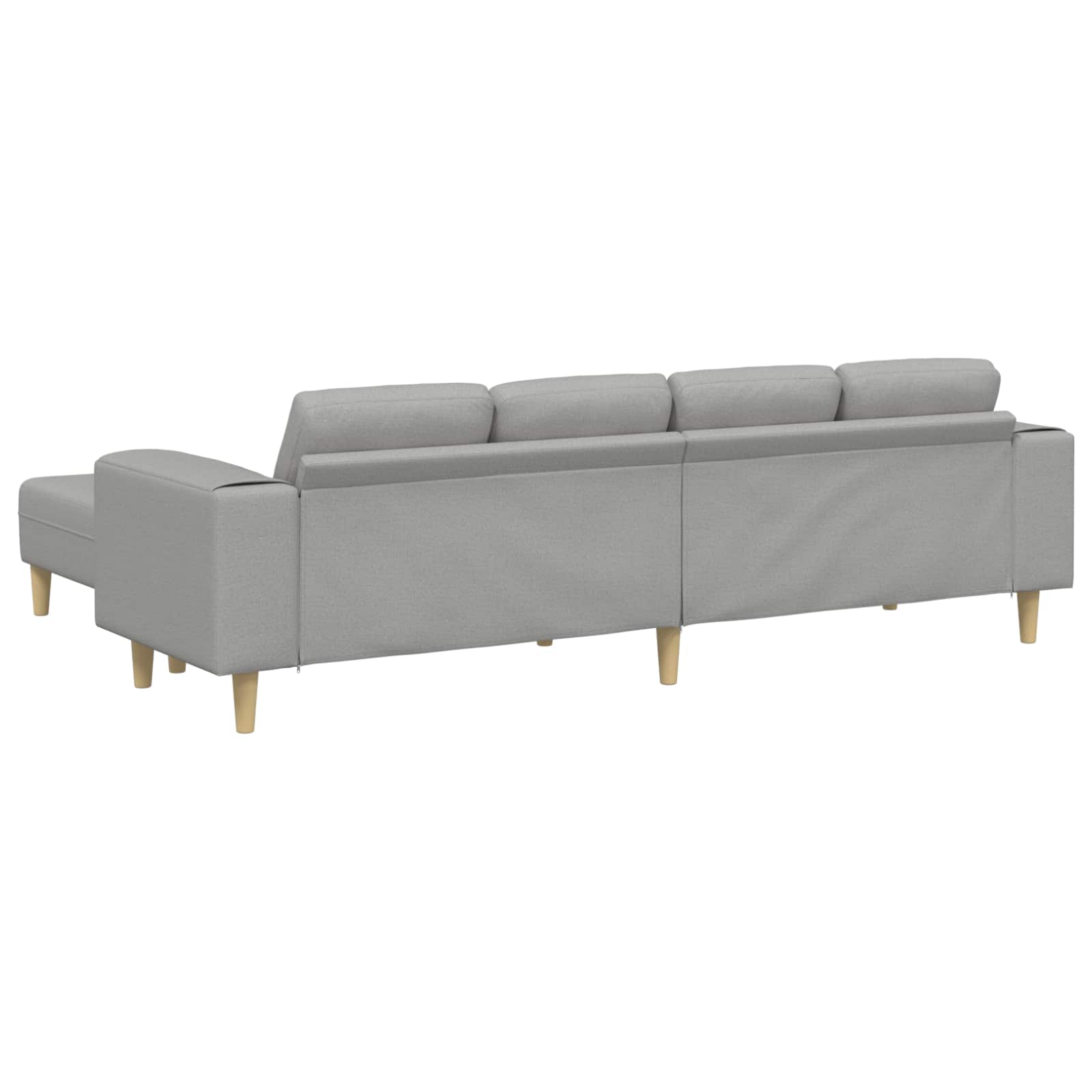 Woonkamer Bank 3 st Wolkengrijs Polyester