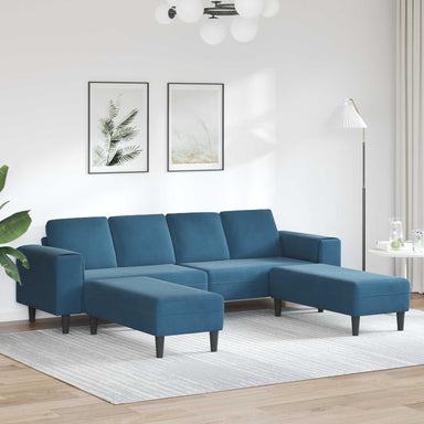 Woonkamer Bank 3 st Blauw