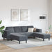 Woonkamer Bank 3 st Donkergrijs