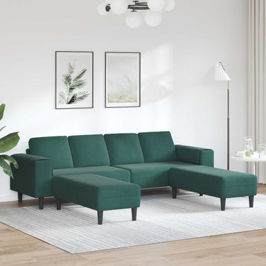 Woonkamer Bank 3 st Donkergroen