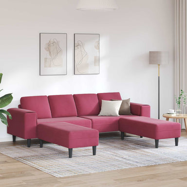 Woonkamer Bank 3 st Wijnrood