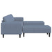 Bank Blauw 250 x 188 x 76 cm Katoen Stof