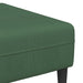 Bank Donkergroen 250 x 188 x 76 cm Katoen Stof