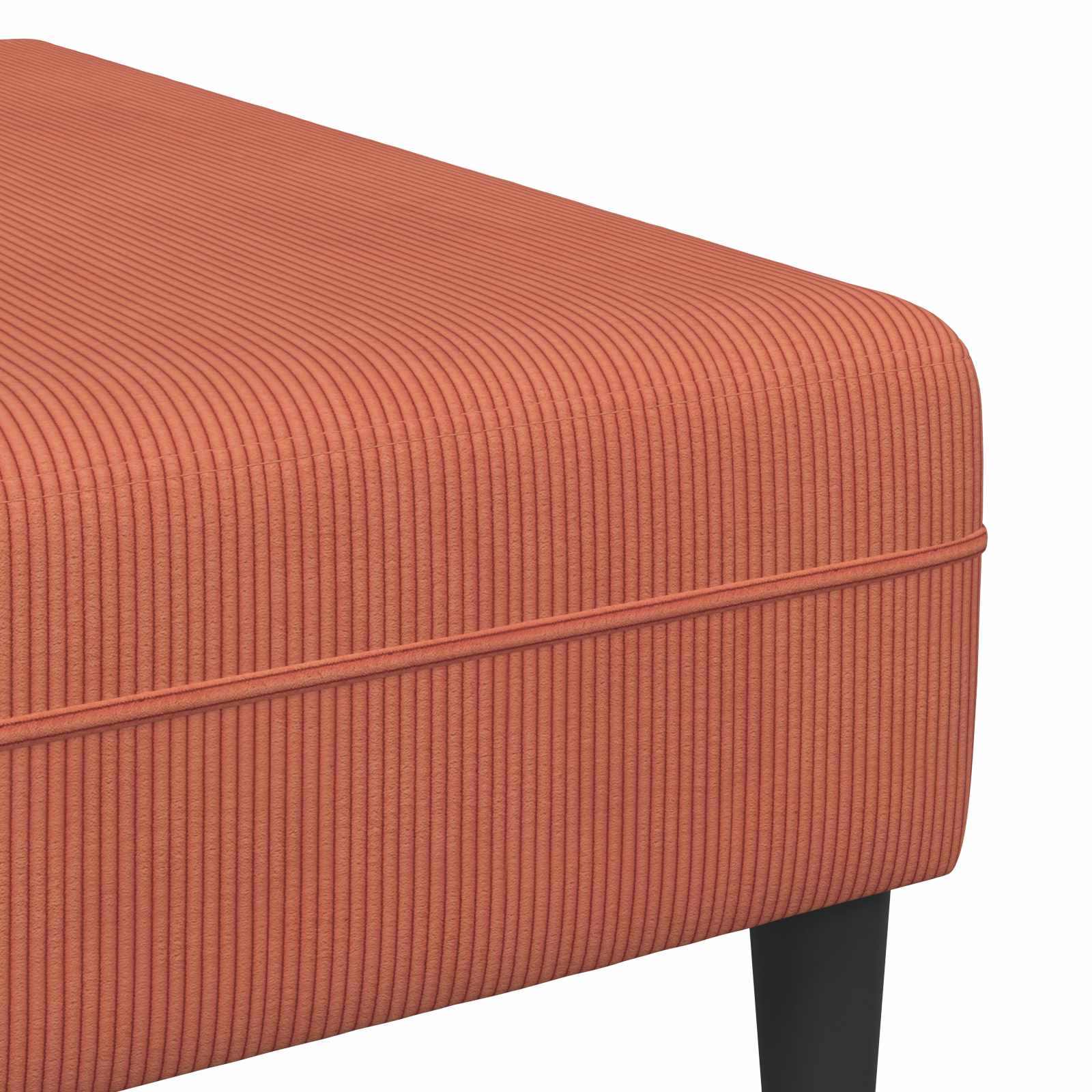 Bank Rood-oranje 250 x 188 x 76 cm Katoen Stof