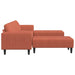 Bank Rood-oranje 250 x 188 x 76 cm Katoen Stof